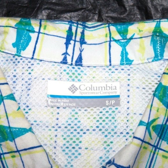 Columbia Mens Short Sleeve Button Front Shirt Size - Picture 5 of 5